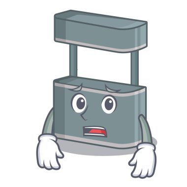 Karikatür yol kenarında Korkuticaret standı