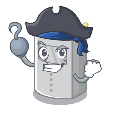 Karikatür duvarına bağlı korsan hareket sensörü