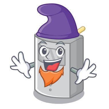 Karikatür duvarına bağlı Elf hareket sensörü