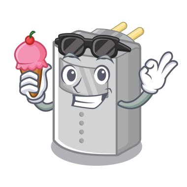 Dondurma hareket sensörü çizgi film şeklinde.