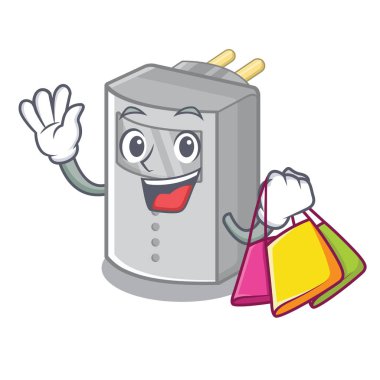 Karikatür şeklinde alışveriş hareket sensörü