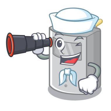 Maskot ile izole dürbün hareket sensörü ile Denizci