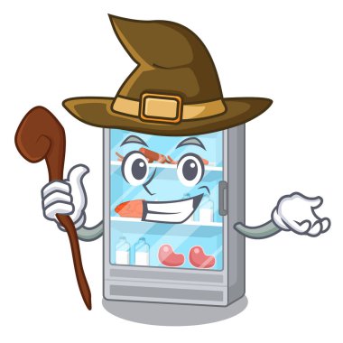 Çizgi film şeklinde cadı buzdolabı.