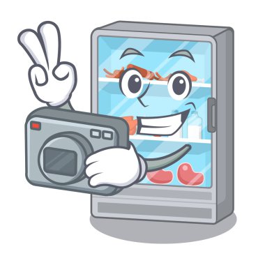 Bir karikatür şeklinde Fotoğrafçı buzdolabı