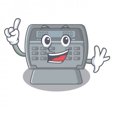 Karikatür parmak oyuncak güvenlik alarmı