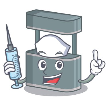 Karakter şeklinde hemşire ticaret standı