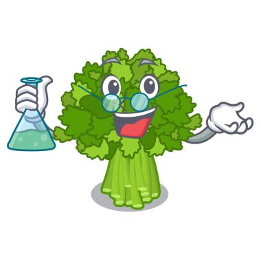 Karikatür şeklinde Profesör brocoli rabe
