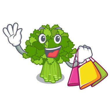 Karikatür şeklinde Alışveriş brokoli rabe