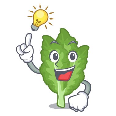 Bir karakter üzerinde bir fikir yeşil hardal var