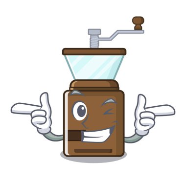 Charcater şeklinde Wink kahve öğütücü