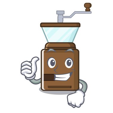 Charcater şeklinde kahve öğütücü kadar Thumbs