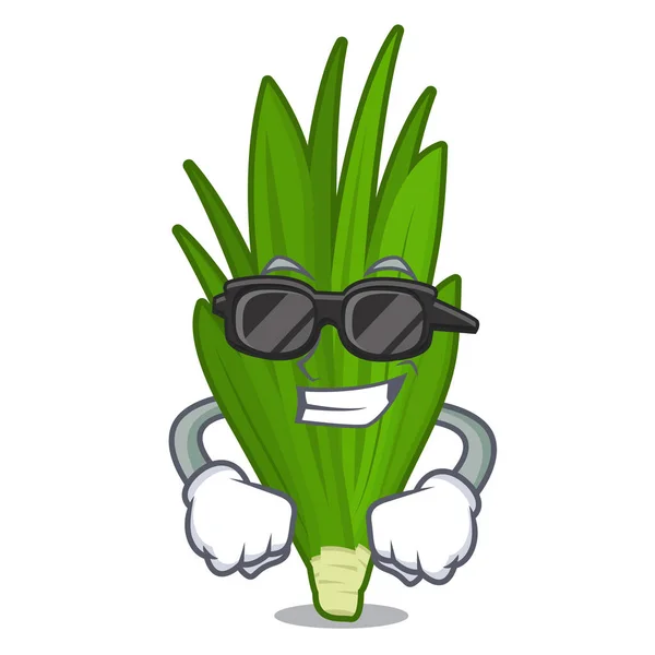 Folhas de panden super legal na geladeira mascote —  Vetores de Stock