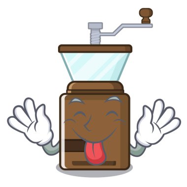 Karikatür şeklinde dil dışarı coffe öğütücü oyuncaklar