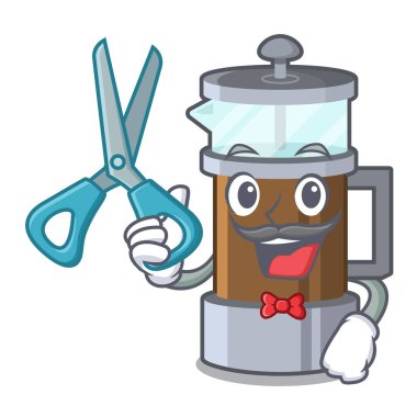 Berber Fransız basın karakteri ile izole