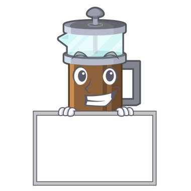 Yönetim kurulu Fransız basın karakteri ile izole ile sırıtarak