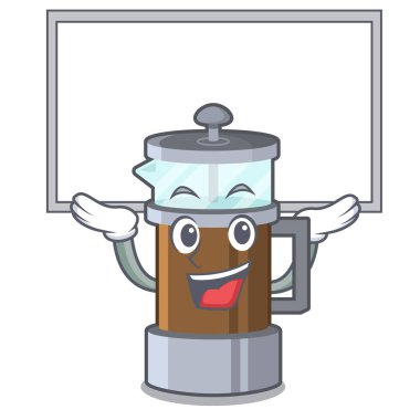 Up board Fransız basın karakteri ile izole