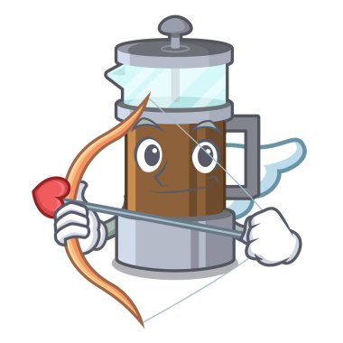 Cupid Fransız basın karakteri ile izole