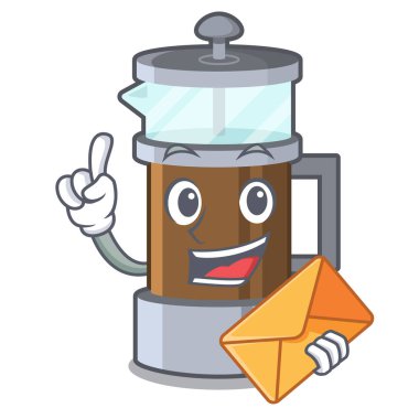 Maskot şeklinde zarf Fransız basın ile