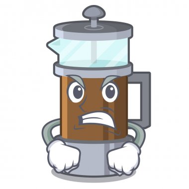 Bir karikatür cam Kızgın Fransız basın