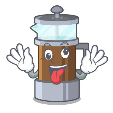 Bir karikatür buzdolabında Crazy Fransız basın