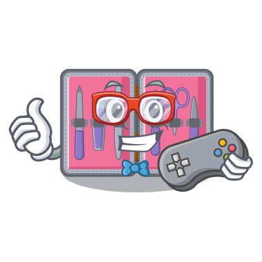 Maskot şeklinde oyuncu manikür kiti