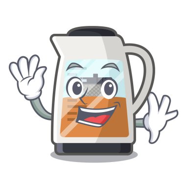 Karikatür şeklinde sallayarak çay üreticisi