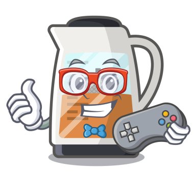 Gamer çay makinesi karikatür şişe de servis edilir