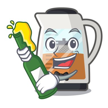 Karakter buzdolaplarında bira çay makinesi ile