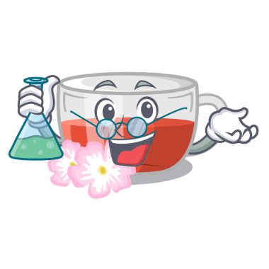 Bir karikatür buzdolabında Profesör kuşburnu çayı