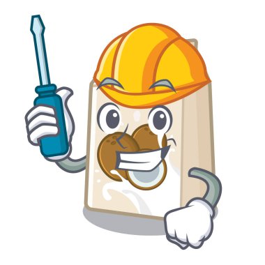 Otomotiv hindistan cevizi sütü karikatür cam dökülür