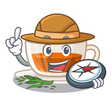 Karakter şişesinde çay darjeeling Explorer