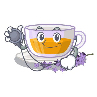 Maskot şeklinde Doktor lavanta çayı