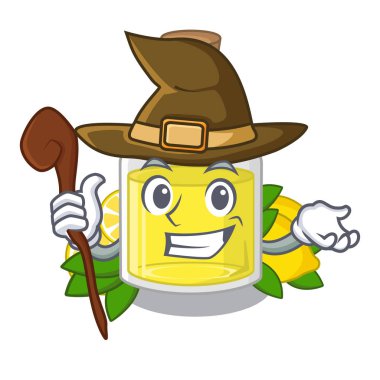 Karakter izole Cadı limon yağı