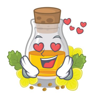 Aşk hardal yağı maskot kutusuna sarılmış