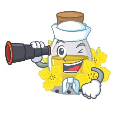 Karakter şeklinde dürbün kanola tohumu yağı ile Denizci