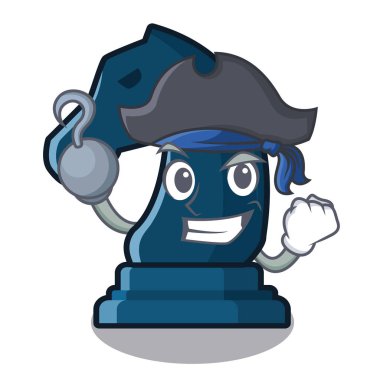 Maskot şeklinde korsan satranç şövalye