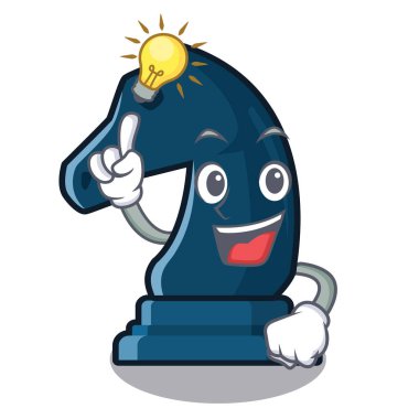 Karakter şeklinde bir fikir şövalye satranç oyuncakları var