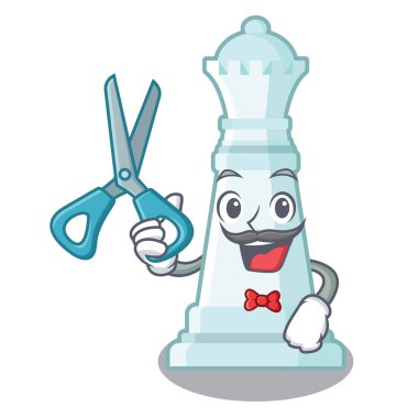 Berber satranç kraliçesi karakter izole