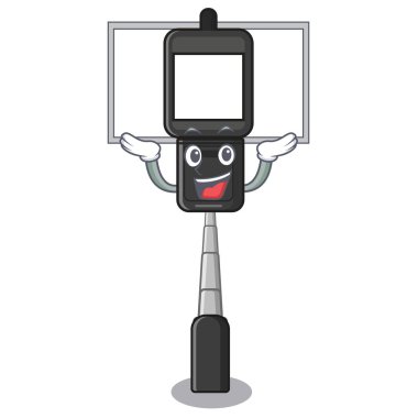 Karikatür şeklinde up board cep telefonu tutucu