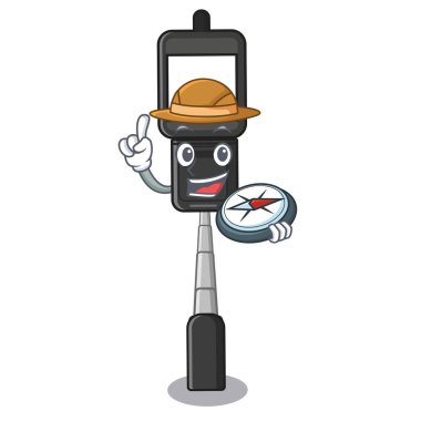 Explorer cep telefonu tutucu bir karakter