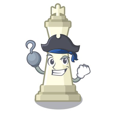 Korsan satranç kralı karakter izole