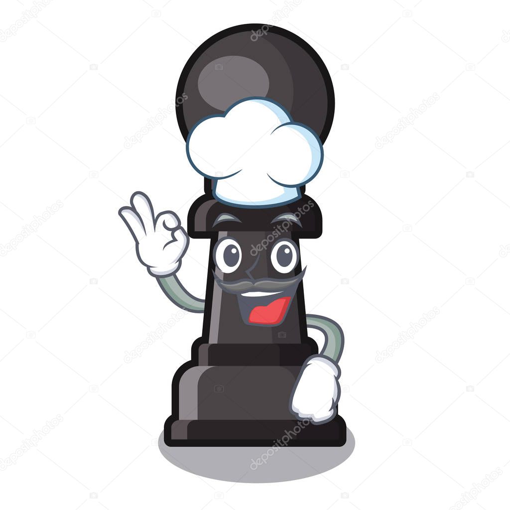 Chef chess pawn toy the shape mascot