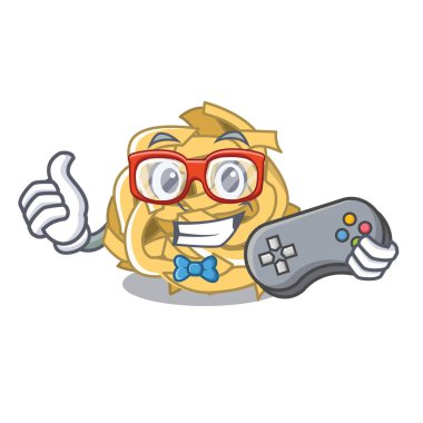 Gamer fettuccine karakter tavada pişirilir