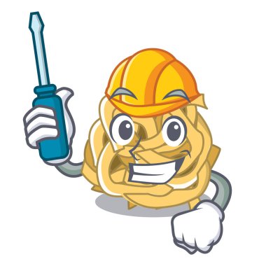 Otomotiv fettuccine karikatür tahtasına konur