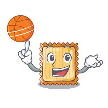 basketbol lazanya ile karakter tavaüzerine konur