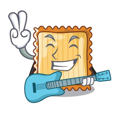 Gitar lazanya ile maskot fırında pişirilir