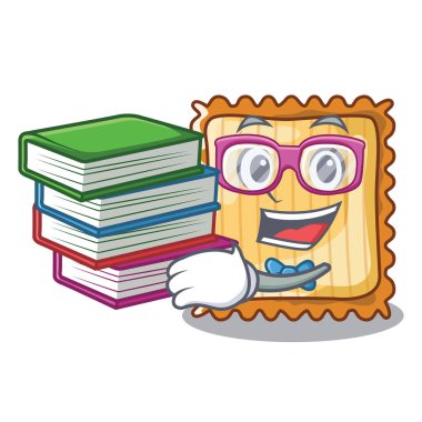 Kitap lazanya ile Öğrenci karikatür plakaları servis edilir