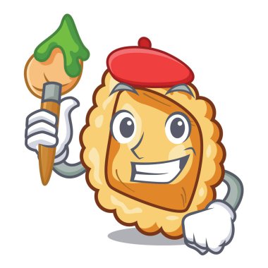 Sanatçı ravioli karikatür plaka servis edilir