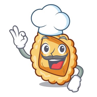 Bir karikatür kase şef ravioli