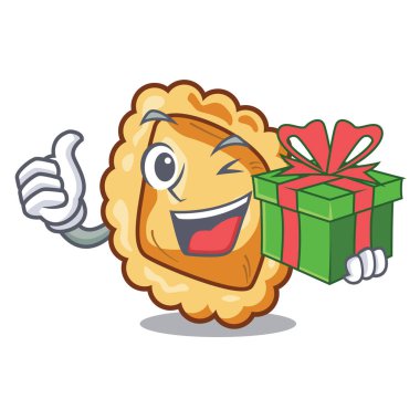 Karakter izole hediye ravioli ile